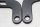 Auspuffhalter Set links rechts schwarz Lochung Halter Triumph universell