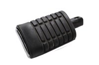 Voetsteun voor de passagier linksachter, verchroomd rubber Moto Guzzi California III VW 87-93