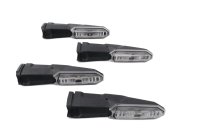 LED Blinker Set universal Rauchglas links rechts Motorrad Zubehör universell