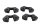 Bakdrevshållare gummi dämparnav gummi Kawasaki ZX-6R Ninja ZX600G 98-99