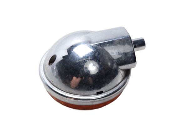 Knipperlicht linksvoor, behuizing in chroom-oranje Moto Guzzi California III VW 87-93
