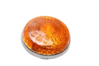 Knipperlicht linksvoor, behuizing in chroom-oranje Moto Guzzi California III VW 87-93
