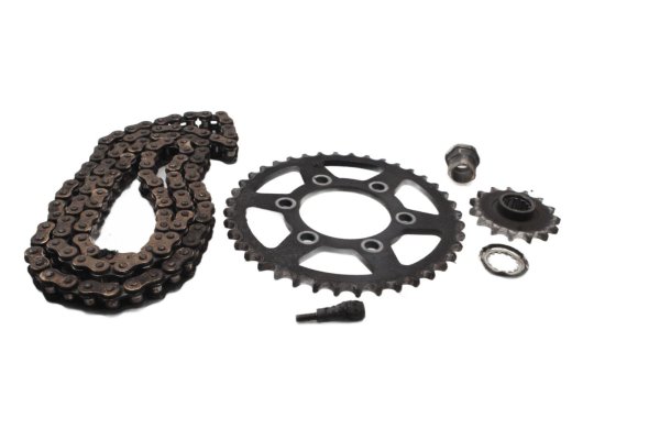 Chain kit drive set sprocket chainring Kawasaki ZX-6R Ninja ZX600G 98-99