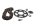 Chain kit drive set sprocket chainring Kawasaki ZX-6R Ninja ZX600G 98-99