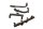 Tuyau de liquide de refroidissement, conduite de liquide de refroidissement Kawasaki GPZ 750 R ZX750G 85-86
