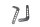 Auspuffhalter Set links rechts Halter Auspuffbefestigung Triumph universell