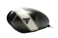 Réservoir de carburant, réservoir dessence, peint avec des rayures Triumph Scrambler 400 X 25-25