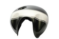 Réservoir de carburant, réservoir dessence, peint avec des rayures Triumph Scrambler 400 X 25-25