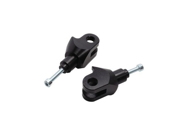 Fußrastenhalter Trägerplatte Adapter Satz universal Motorrad Zubehör universell