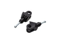 Fußrastenhalter Trägerplatte Adapter Satz universal Motorrad Zubehör universell