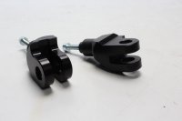 Fußrastenhalter Trägerplatte Adapter Satz universal Motorrad Zubehör universell