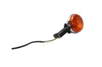 Richtingaanwijzer rechtsvoor, chromen behuizing, oranje lens Moto Guzzi California III VW 87-93