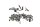 Motorschrauben Schraubensatz Halter Motorblech Honda CX 500 C PC01 80-84