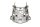 Left pannier rack, luggage carrier holder BMW R 1200 GS K25 0307 R12 04-07