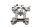 Cylinder head cover left, valve cover, bearing block BMW R 1200 GS K25 0307 R12 04-07