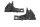 Rear seat mounting kit BMW R 1200 GS K25 0307 R12 04-07