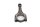 Left connecting rod, crankshaft, forged steel BMW R 1200 GS K25 0307 R12 04-07