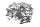 Skruvsats motorkåpa ram diverse BMW R 1200 GS K25 0307 R12 04-07