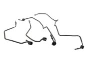 ABS brake line, hydraulic line kit BMW R 1200 GS K25 0307 R12 04-07