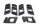 porte-bagages, butées en caoutchouc, support de valise BMW R 1200 GS K25 0307 R12 04-07