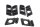 porte-bagages, butées en caoutchouc, support de valise BMW R 1200 GS K25 0307 R12 04-07