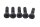 Bakhjulsbultssats fälgmontering BMW R 1200 GS K25 0307 R12 04-07