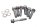 Screw set frame holder rear screws BMW R 1200 GS K25 0307 R12 04-07
