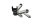Jalkatuen kiinnike, vasen etu Triumph Speed Triple 955 T509 509 99-01