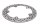 Perforated brake disc, front left, brake system BMW R 1200 GS K25 0307 R12 04-07
