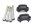 Handlebar clamp, upper triple clamp, clamping blocks BMW R 1200 GS K25 0307 R12 04-07
