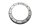 Bränsletankens flänsring bränslenivågivare 6 762 417 BMW R 1200 GS K25 0307 R12 04-07