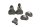 Ohjaustangon korotuspalan kiinnityslohkon säätöruuvit Triumph Speed Triple 955 T509 509 99-01