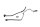 Oil cooler line, oil line, system line BMW R 1200 GS K25 0307 R12 04-07