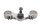 Lower fork bridge, steering head clamp 7664962 BMW R 1200 GS K25 0307 R12 04-07