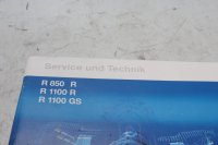 Serviceboekje, technisch boekje, werkplaatshandboek, Boxer BMW R 1100 GS 259 0409 93-99
