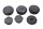 Cover cap set, frame plugs, trim BMW R 1200 GS K25 0307 R12 04-07
