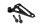 Soporte de montaje del cable del embrague Triumph Speed Triple 955 T509 509 99-01