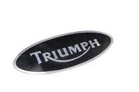 Emblema del tanque, logotipo, negro, ovalado Triumph Speed Triple 955 T509 509 99-01