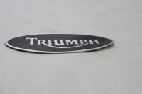 Emblema del tanque, logotipo, negro, ovalado Triumph Speed Triple 955 T509 509 99-01