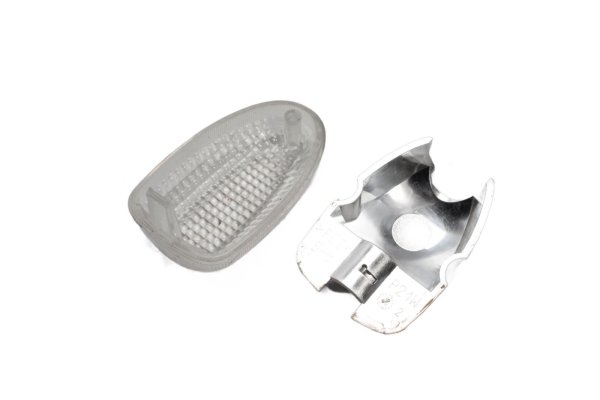 Behuizing van de linker voorste richtingaanwijzer, heldere lens, richtingaanwijzerfitting BMW R 1100 GS 259 0409 93-99