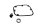 Kleppendekselpakking links, cilinderpakking BMW R 1100 GS 259 0409 93-99