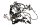 Kabelboom, hoofdkabels, elektrische componenten, relais, zekeringen BMW R 1100 GS 259 0409 93-99