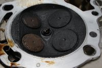Cilinderkop, kleppendeksel, kleppen links, uitlaat BMW R 1100 GS 259 0409 93-99