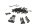 Schroevenset voor motorsteunbeugel BMW R 1100 GS 259 0409 93-99