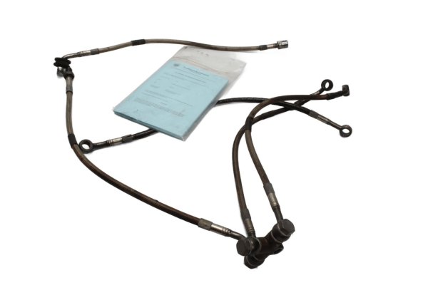 Set di tubi freno anteriori e posteriori in treccia dacciaio ABE BMW R 1100 GS 259 0409 93-99