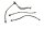 Set di tubi freno anteriori e posteriori in treccia dacciaio ABE BMW R 1100 GS 259 0409 93-99