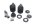 Brandstoftankhouder bufferset dempingsrubber BMW K 1300 GT K44 0538 09-11