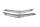 Windschermhouderbeugels kuipset BMW K 1300 GT K44 0538 09-11