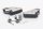 Fotstödsset förare fram vänster och höger BMW R 1200 GS K25 0307 R12 04-07