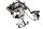 Faisceau de câblage principal, circuit électrique central, relais BMW R 1150 R Rockster R28 0308 03-05